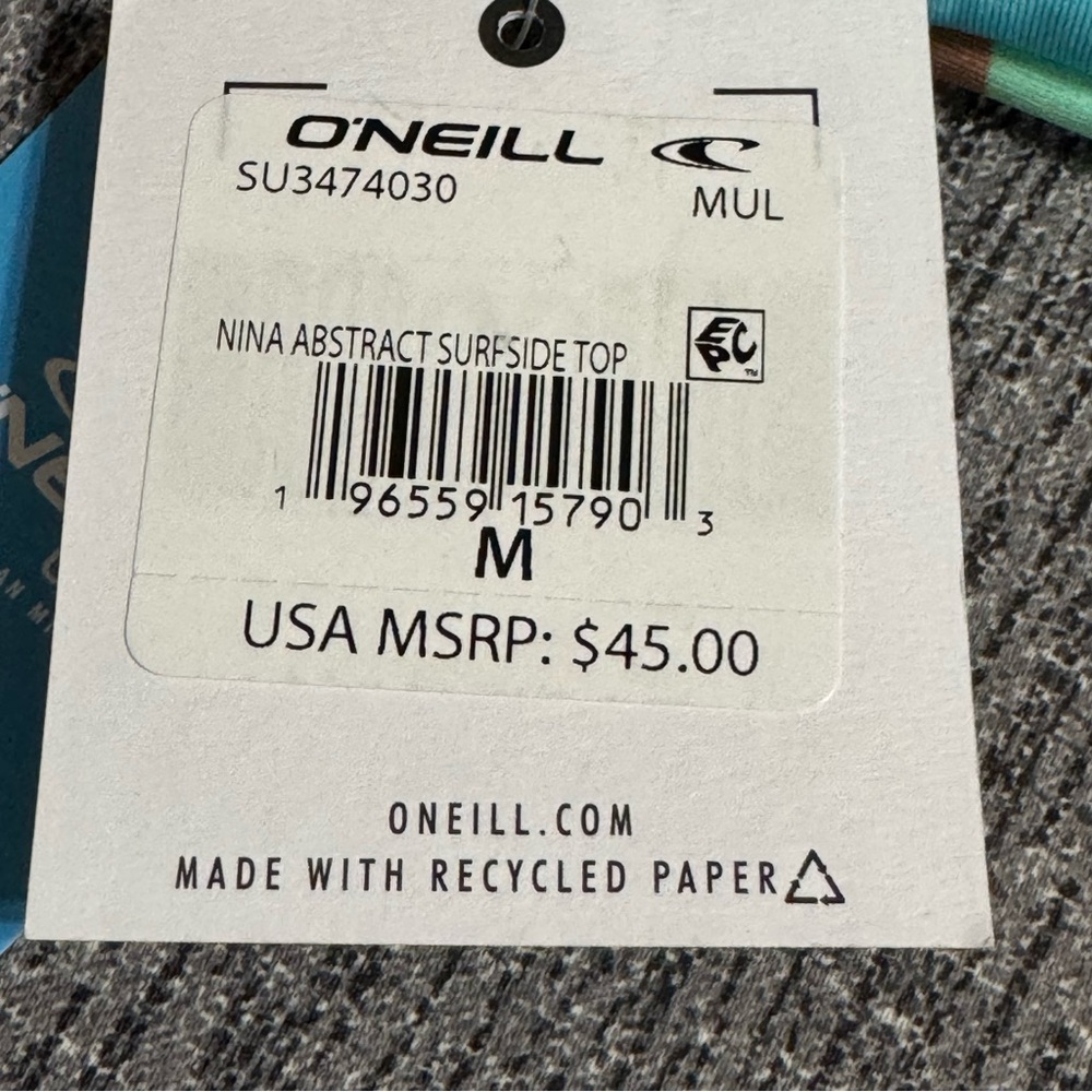 O’Neill Women’s Nina Abstract Surfside Swim Top - Picture 13 of 15